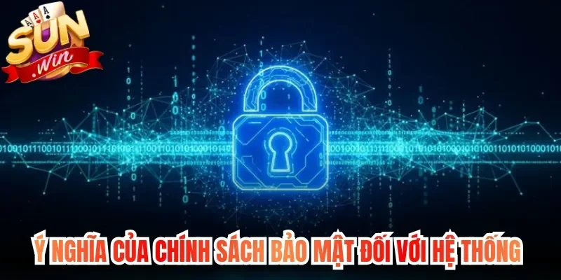 Ý nghĩa của chính sách bảo mật đối với hệ thống