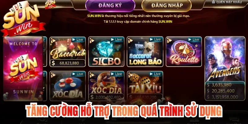 Tăng cường hỗ trợ trong quá trình sử dụng