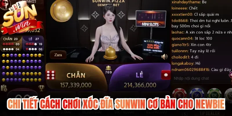 Chi tiết cách chơi Xóc đĩa Sunwin cơ bản cho newbie